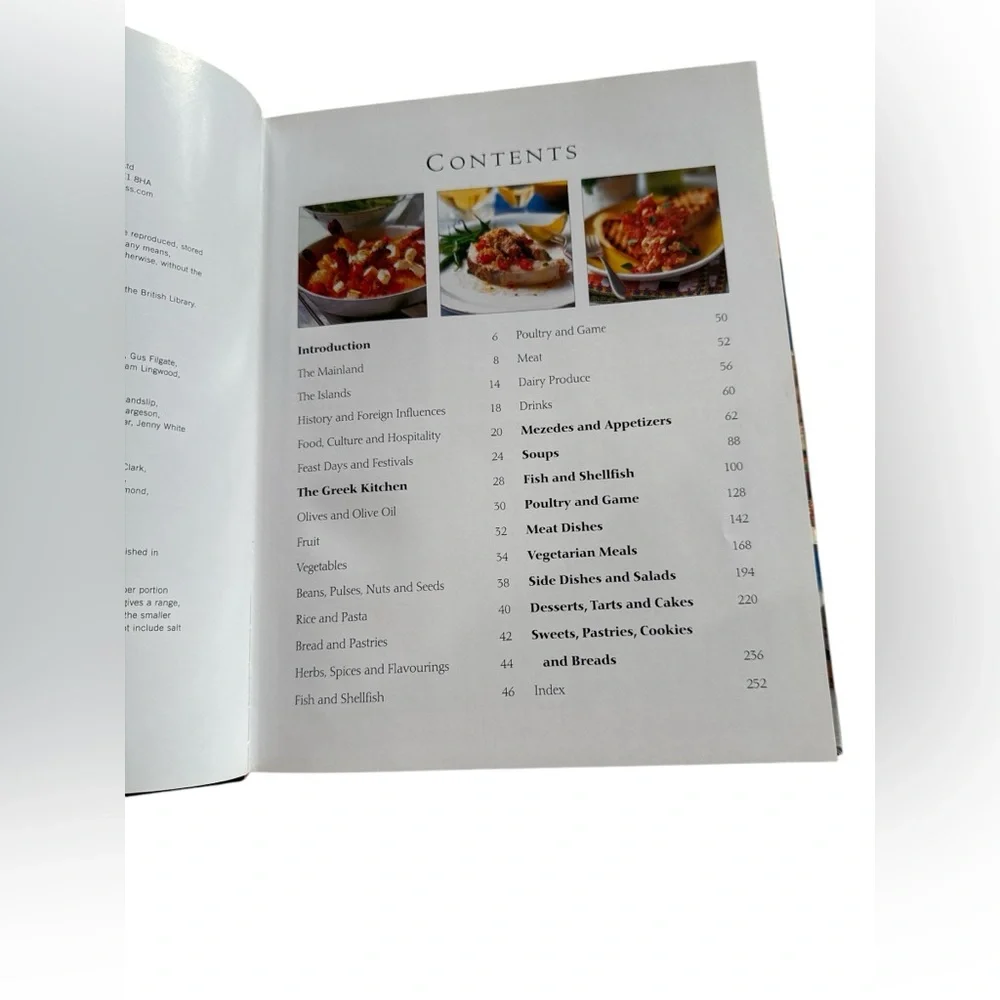 Greek Cooking Cookbook in like new condition - Picture 4 of 5